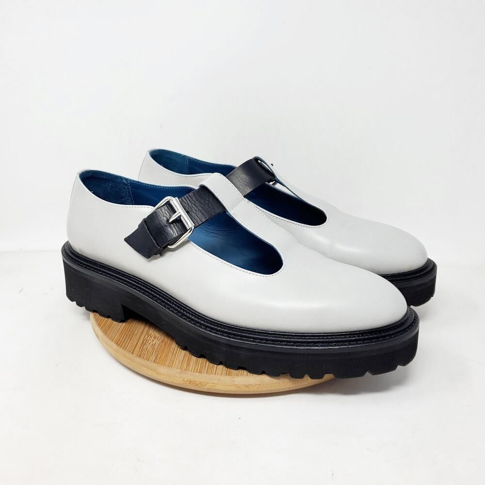 Paul Smith Mary Jane Shoes‎ Womens 41 Chunky Platform Lug Academia Daisy Italy
